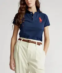 在飛比找Yahoo!奇摩拍賣優惠-【RL女生館】☆【Ralph Lauren大馬網眼POLO衫