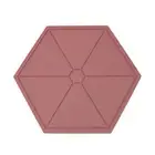 Table Coaster Grade Anti-scalding Kitchen Bowl Silicone Plate Mat Hexagon