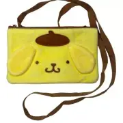Sanrio Plush Pompompurin Crossbady Bag Yellow Japanese Import Christmas Gift