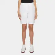 Tilley Loves Golf Tech Shorts White Women's Size 8 NWT UPF 50 Active Stretch