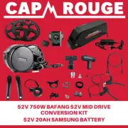 Bafang 52V 750W BBS02B Mid Drive Conversion Kit With Samsung 20AH Battery