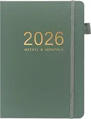 Writing Journal, 2026 Daily Journal 144 Sheets, Hardcover Notebook A5 Calendar for Meeting Home Workplace Travel Study Graduation School College Daily Business