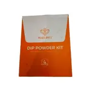 Modelones Dip Powder Nail Kit Starter, 4 Colors, Light Pink Skin Tones, Gold
