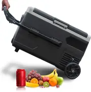 Portable Cooler Car Refrigerator 12 Volt RV Fridge Freezer, 53 Quart (50L) 12V/2