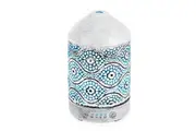 activiva 100ml Metal Essential Oil and Aroma Diffuser-Vintage White