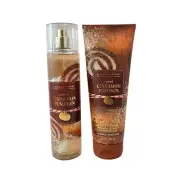 Bath & Body Works Sweet Cinnamon Pumpkin Mist & Body Cream Set