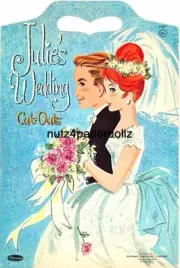 VINTAGE 1961 JULIE’S WEDDING PAPER DOLL ~WHITMAN~PRETTY UNCUT LASER REPRODUCTION
