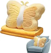 Nursery Throw Pillow | Room Decor Butterfly Shaped Pillow Cushion,Comfortable Pillows Cushion for Sofa, Living Room, Kitchen, Bed Room, Chair, Car