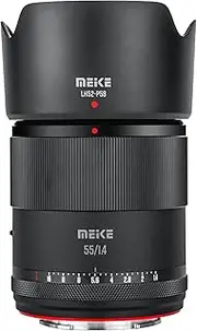 Meike 55mm F1.4 Auto Focus Large Aperture STM Stepping Motor APS-C Portrait Lens Compatible with Sony E Mount Cameras A6400 A5000 A5100 A6000 A6100 A6300 A6500 A6600 A6700 ZV-E10 ZV-E10 Mark II FX30