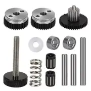 Precise Double Gear Extruder Gear Set for HGX-LITE-extruder Hardened Steel