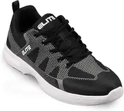 [ELITE] Men's Peak Bowling Shoes - 40% Lighter, Breathable Knitted Uppers, Universal Soles, 1-Year Warranty