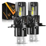 AUXBEAM H4 9003 LED Headlights Bulbs Kit for Can-Am Ryker / Ryker Rally Edition