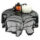 Round Spider Web Spiderweb Lace Cobweb Table Cloth Cover Tablecloth Halloween