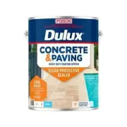 Dulux 10L Clear Satin Concrete And Paving Protective Sealer