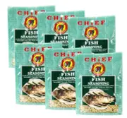 Chief Fish Seasoning 40 g Bag Product of Trinidad ( Pack Of 6 )