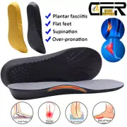 Orthotic Insole Shoe Foot Arch Support Flat Feet Plantar Fasciitis Pain Relief