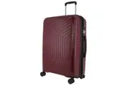 Pierre Cardin 65cm Medium Hard-Shell Suitcase Travel Luggage Bag - Burgundy