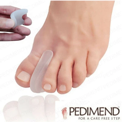 PEDIMEND Gel Toe Separator, Hammer Toe Straightener, Big Bunion Corrector 4PCS