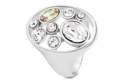 Philomena Cocktail Ring Multi Colour Embellished With SWAROVSKI Crystals