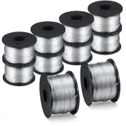 10 Rolls Rebar Tie Wire Tool 1/32" 0.8 Mm 360 Ft Rebar Gun Tie Wire Coil for Aut