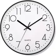 12 Inch Silent Wall Clocks, Non-Ticking Silent Clock, Quartz Classic Decor