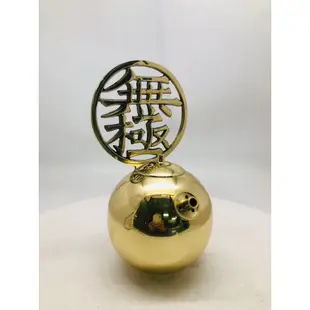 【國際玉石佛器廠】一貫道佛堂八寶 玉石佛燈 母燈銅  無極字 銅器佛燈燈芯油銅器 油燈壼