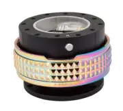 NRG Quick Release Kit - PyRamid Edition - Black Body / Neochrome PyRamid Ring