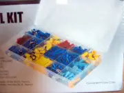 NU-TEC Wire Terminal Kit 360 pieces brand new ring fork spade butt connector#a