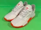 L@@K RARE NEW ADIDAS NMD R1 V2 SZ 9.5 NMD_R1 CLOUD ORANGE WATERMELON ULTRABOOST