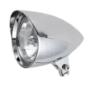 5.75" Bullet Chrome Headlight Head Light For Chopper Dyna Bobber