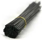 100 Pieces 3mm Rattan Reed Diffuser Replacement Refill Sticks (30cm*3mm, Black)