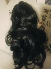 Black Ponytail Long Wavy Hair Piece Wig Drawstring