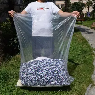 防塵特大透明PE塑膠袋平口袋90*130一般厚 (1.6折)