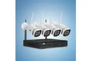 UL-tech Wireless CCTV Security System 8CH NVR 3MP 4 Square Cameras