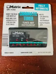 New Matrix SR-1050 Chromatic All Instrument Tuner SEALED