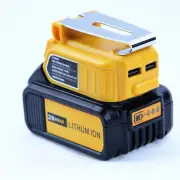 New USB Power Source Adapter w/DC12V 5A Output For Dewalt 18V/20V Li-Ion Battery
