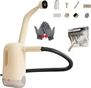 Household High-Temperature High-Pressure Steam Cleaner, 2025 New Handheld Steam Cleaner, 1200W Portable Handheld Steamer, Pressurized Multi-Surface Steamers Clean for Cleaning (Beige)
