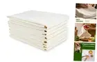 Organic Cotton Flour Sack Towels -8 Pack. 27x27 inch ()-Unbleached, Tea Natural