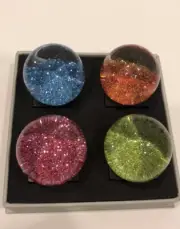 CoolSnowGlobes Jewel Mini Set Snow Globe - 4 Pack