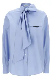 BRUNELLO CUCINELLI 'Shiny Flap Detail' Shirt