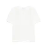 [Dries Van Noten] Dries Van Noten Open-knit T-shirt L WHITE