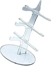 harayaa Multi Sunglasses Organizer Spectacle Display Rack Practical PVC Eyeglasses Display Stand Storage Stand for Table Living Room, Hold 3 Pieces