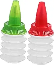 Zerodeko Framed Vase Compatible 2pcs Cookie Decorating Bottles Small Squeeze Bottles for Fondant Icing DIY Cake Tools Random Color