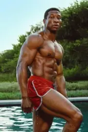 [O416] Male Model Showing Off Body To Viewer Fine Art Hunky Physique