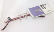 Dr. Dean Edell Reading Glasses Frameless & Tortoise +1.00 #20020