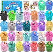 WANIBALUO 30 Pack Butter Slime Kits,Slime Putty for Girls and Boys,Mini Scented Slime for Kids Party Favor Gift, Soft and Non-Sticky