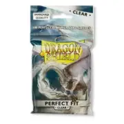 Dragon Shield CLEAR PERFECT FIT 100 ct sleeves MAGIC POKEMON MTG DRAGON BALL