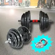20-90kg Dumbell Set - Iron Plate Dumbbell Weight Set - 45cm Dumbell Handle Bar - Weight Training Exercise Workout Fitness Gym Strength