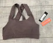MWT Women’s Interval Stronger Spacedye Sports Bra Heathered Night Small $68