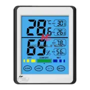 Electronic Touch screen Weather Station Temperature Humidity Monitor Backlight